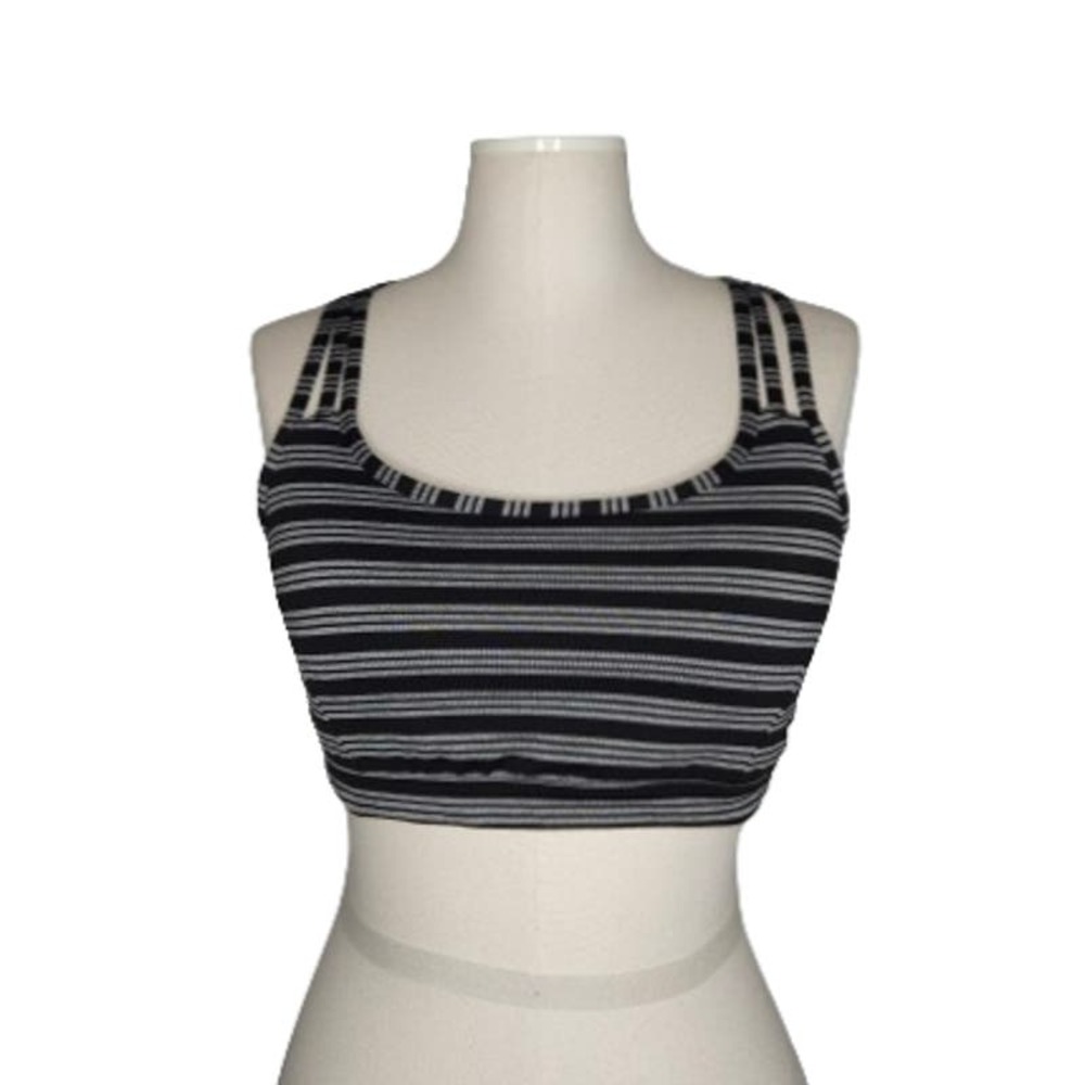 Athleta Striped Fully Focused Bra